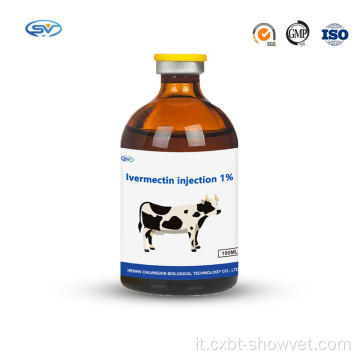 Iniezione di iniezione di ivermectina Iniezione veterinaria 100 ml